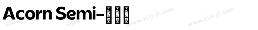 Acorn Semi字体转换